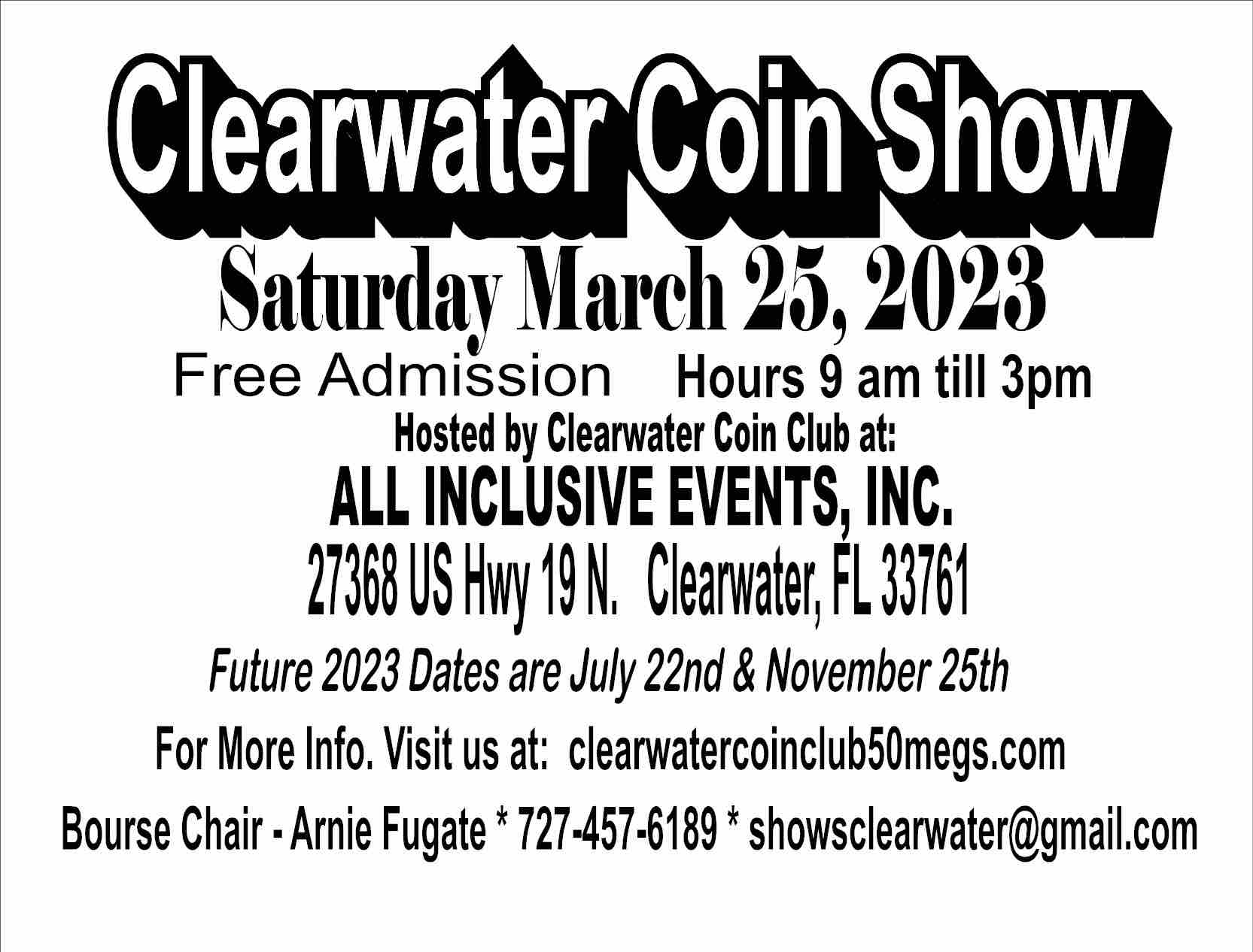 CLEARWATER COIN CLUB